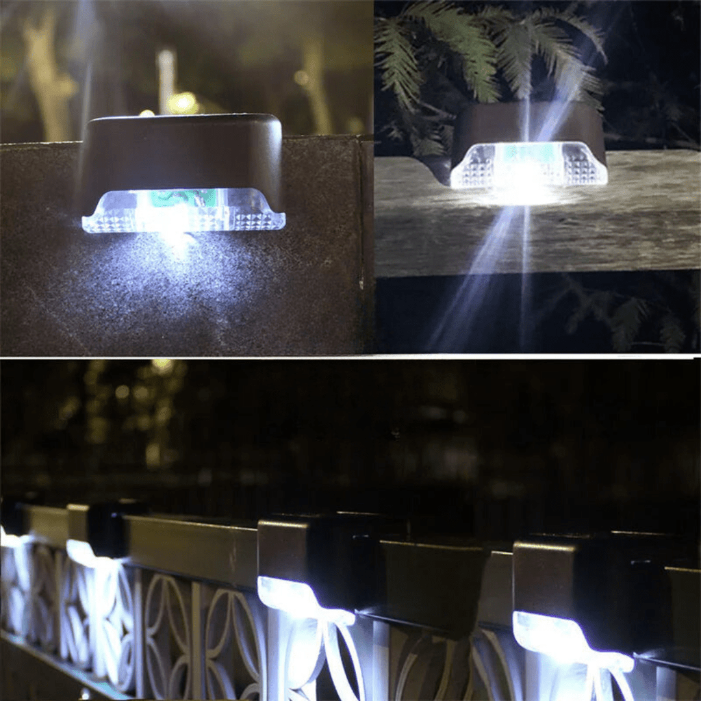 Sola – 4-Pack Solar Buitenlampen met Automatische Sensor & Weerbestendig Ontwerp (IP65)