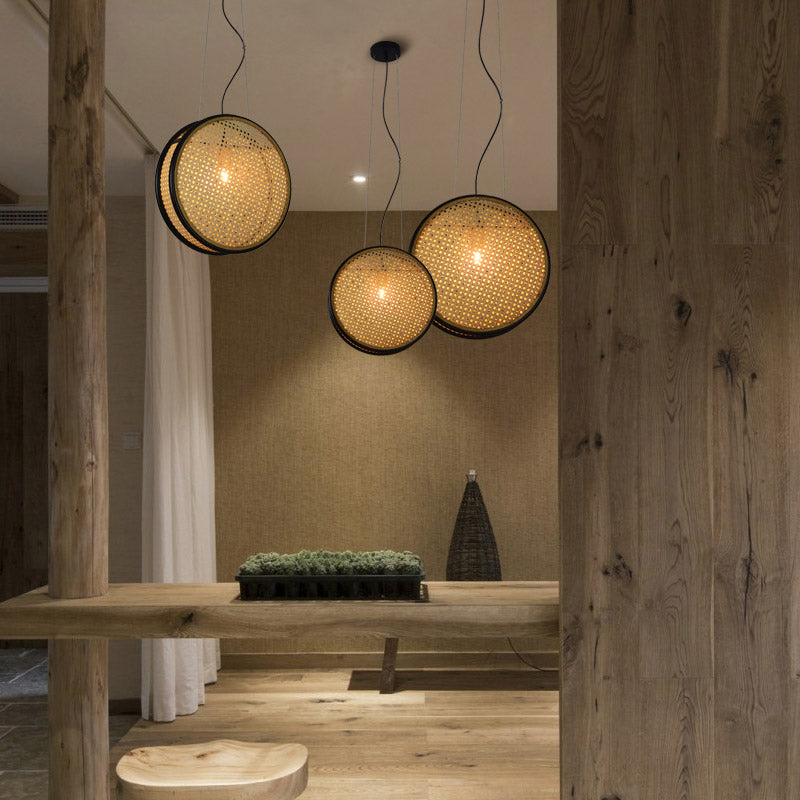 Rotan Hanglamp Rond | Japandi Design Hanglamp