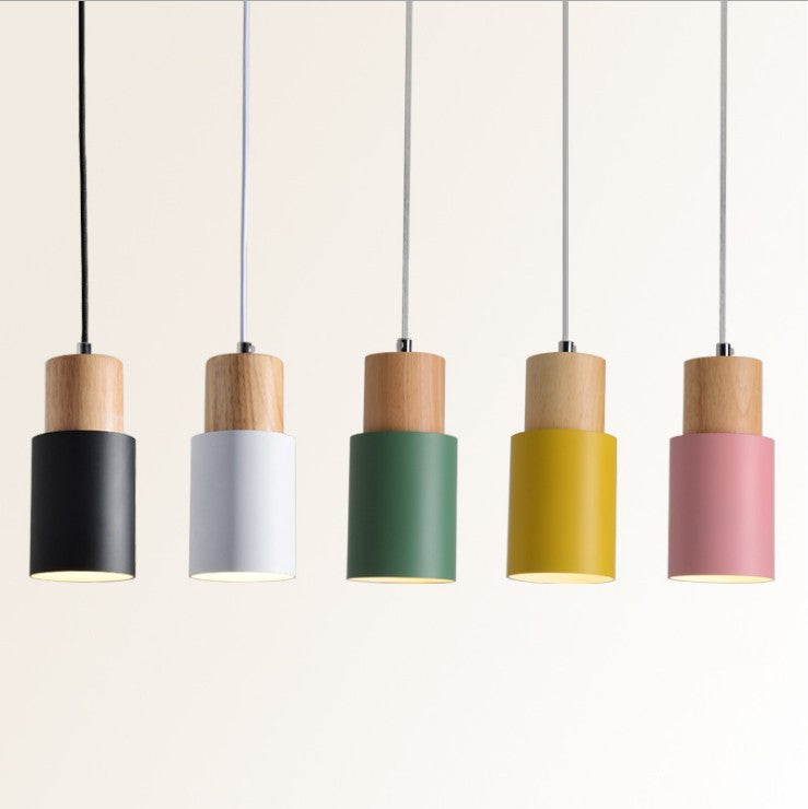 Houten Hanglamp | Scandinavisch Design in 5 Kleuren