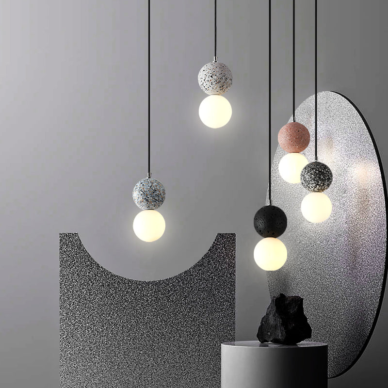 Terrazzo Hanglamp | Design Hanglamp met Glazen Bol