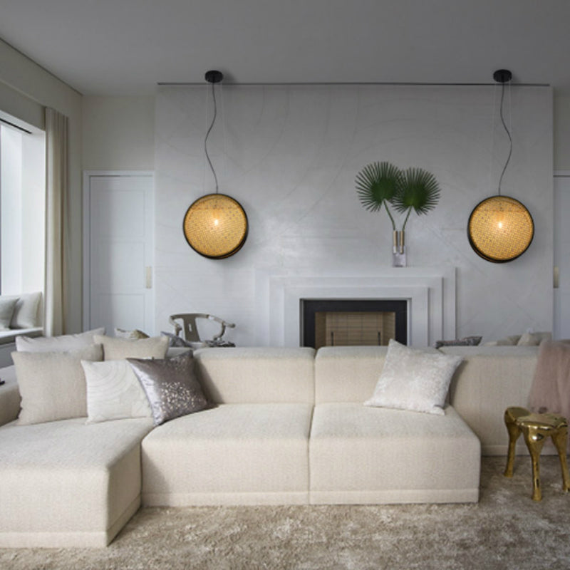 Rotan Hanglamp Rond | Japandi Design Hanglamp
