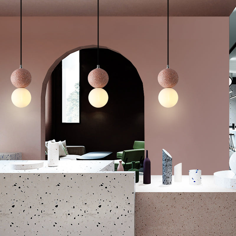 Terrazzo Hanglamp | Design Hanglamp met Glazen Bol