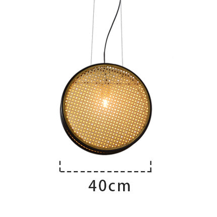 Rotan Hanglamp Rond | Japandi Design Hanglamp