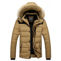 Women's Hooded Puffer Jacket – Insulated Winter Coat with Faux Fur Trim