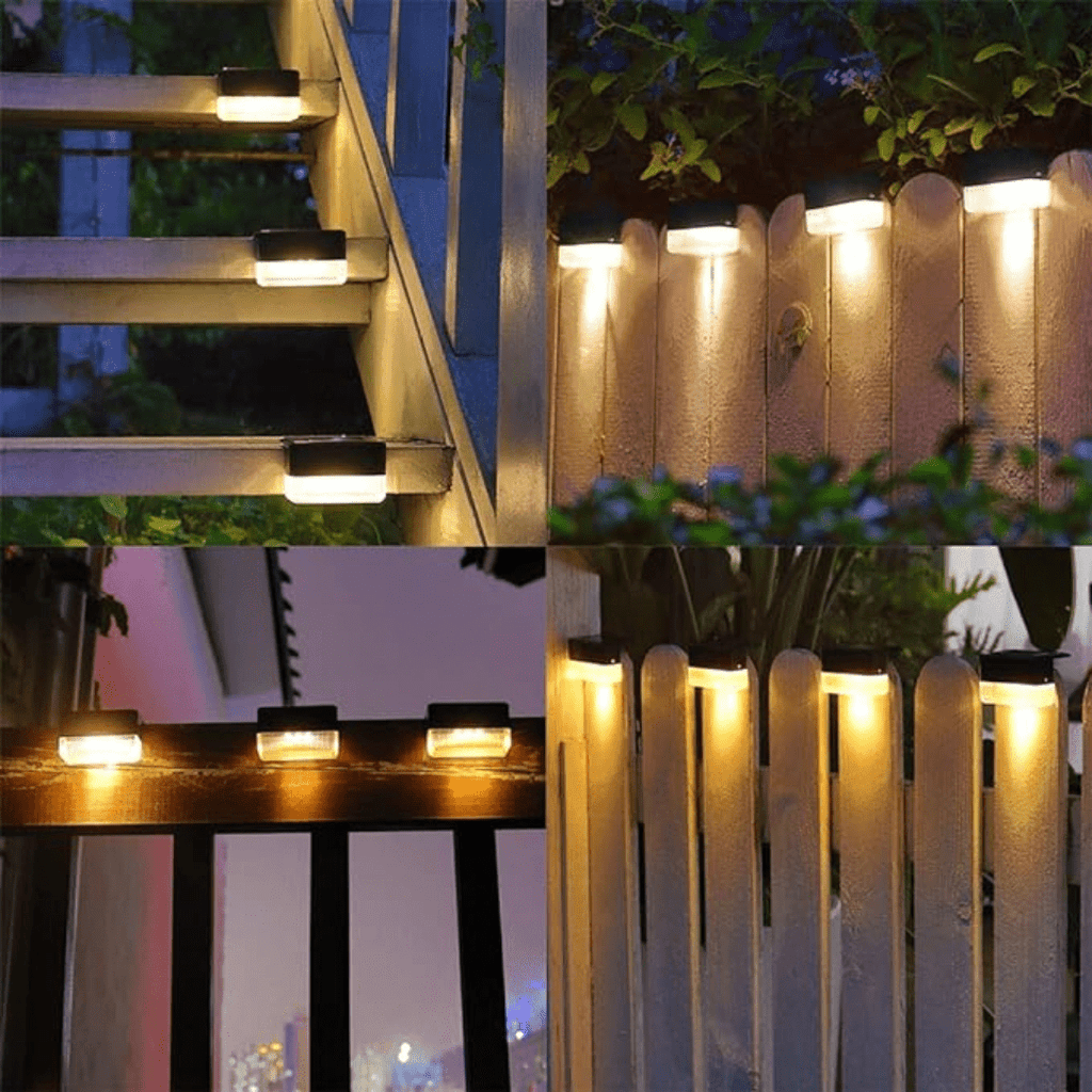 Sola – 4-Pack Solar Buitenlampen met Automatische Sensor & Weerbestendig Ontwerp (IP65)