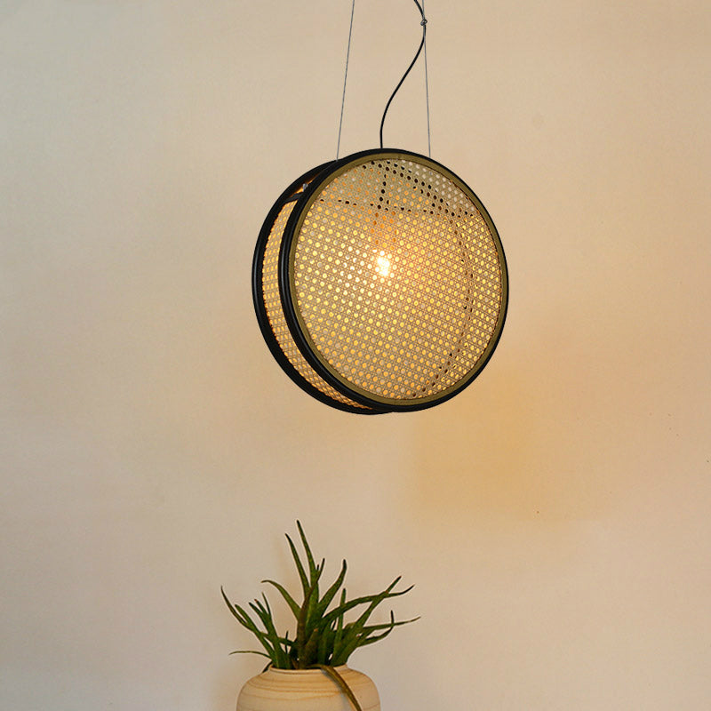 Rotan Hanglamp Rond | Japandi Design Hanglamp