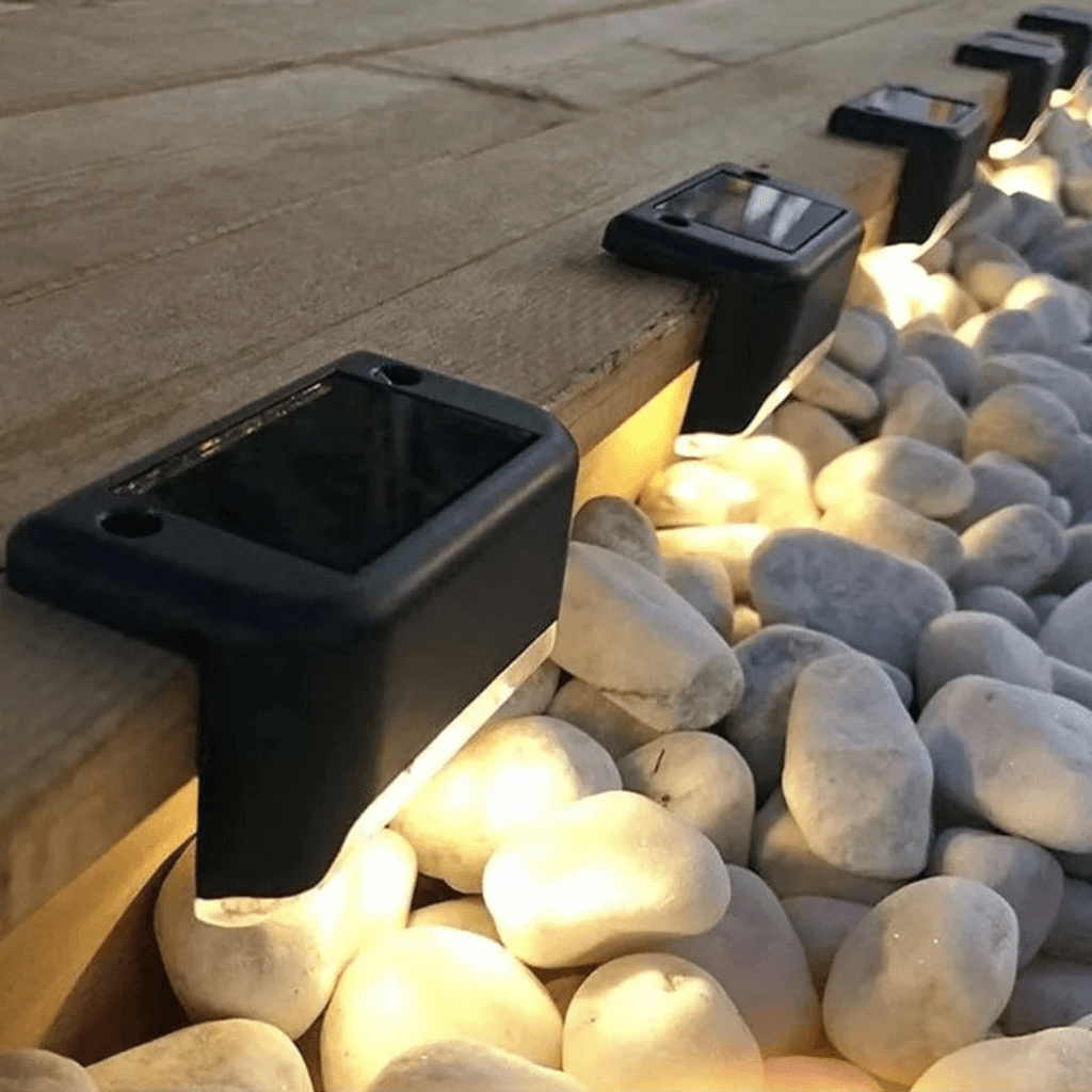 Sola – 4-Pack Solar Buitenlampen met Automatische Sensor & Weerbestendig Ontwerp (IP65)