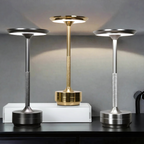Elegante Draadloze Touch Tafellamp met 3 lichtstanden