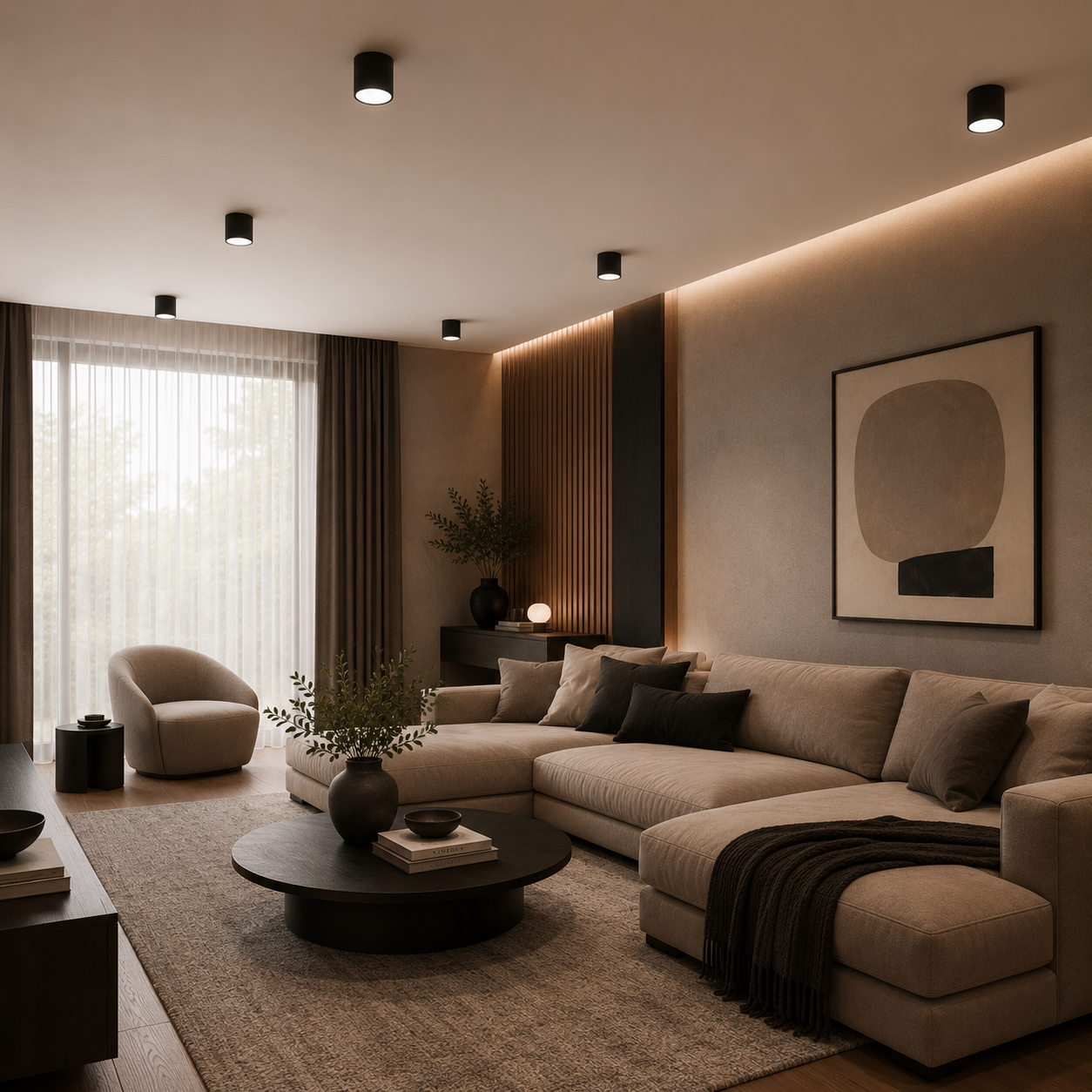Verstelbare LED Spot in Modern Minimalistisch Scandinavisch Design