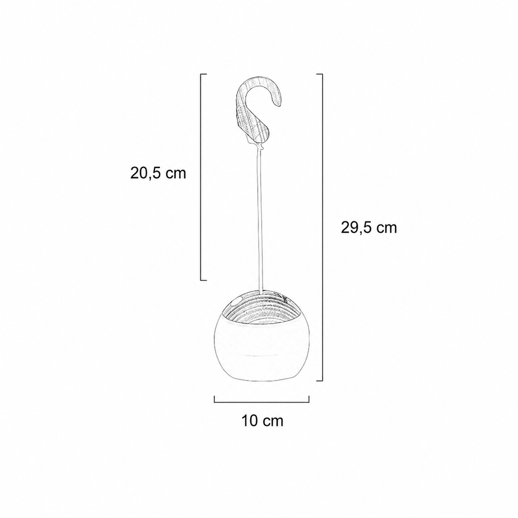 Draagbare USB LED Buitenlamp –  Hanglamp met Haak en 12 Uur Brandtijd