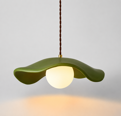 Design Hanglamp met Opaalglas | Organische Japandi Hanglamp
