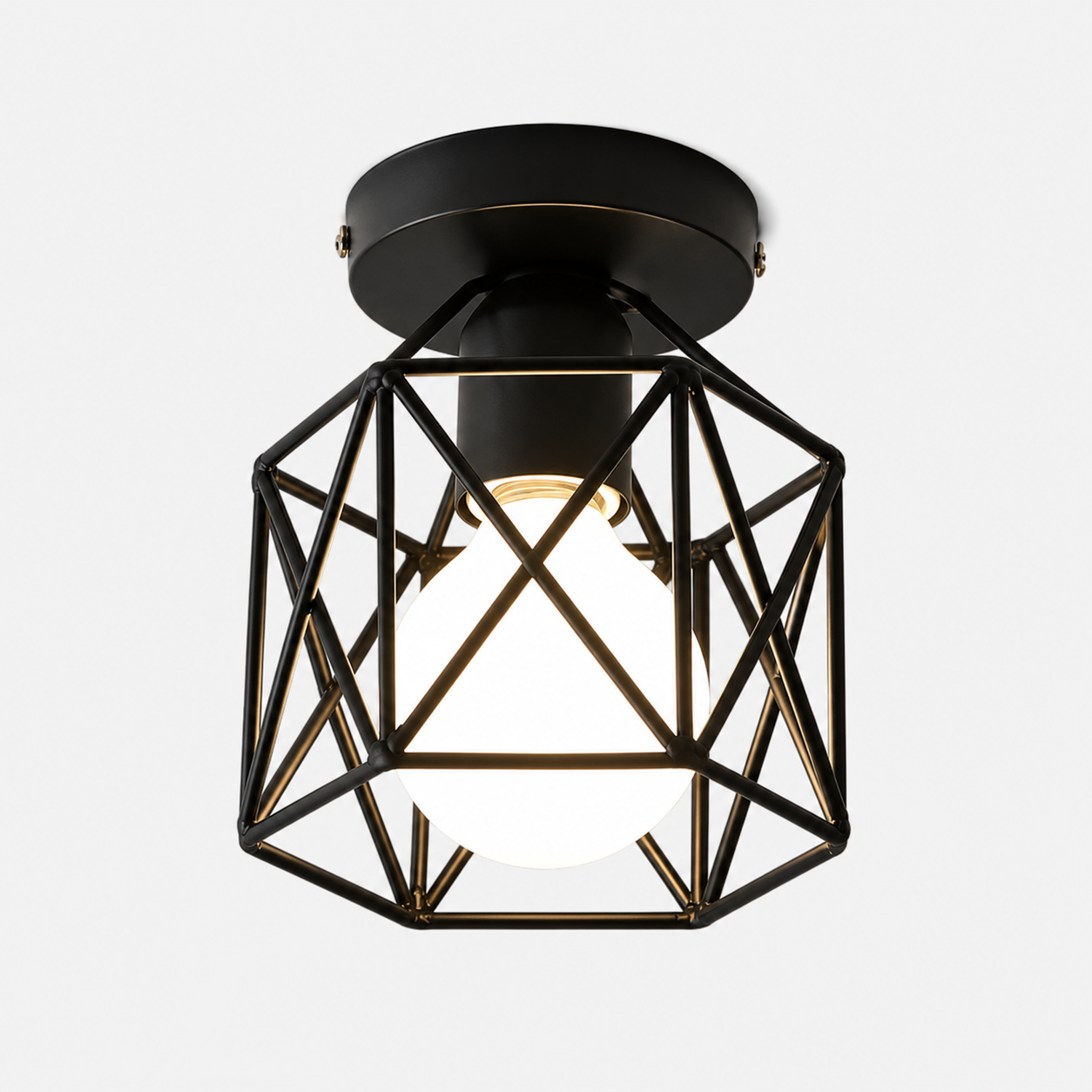 Plafondlamp met Geometrisch Design | Moderne Plafonnière