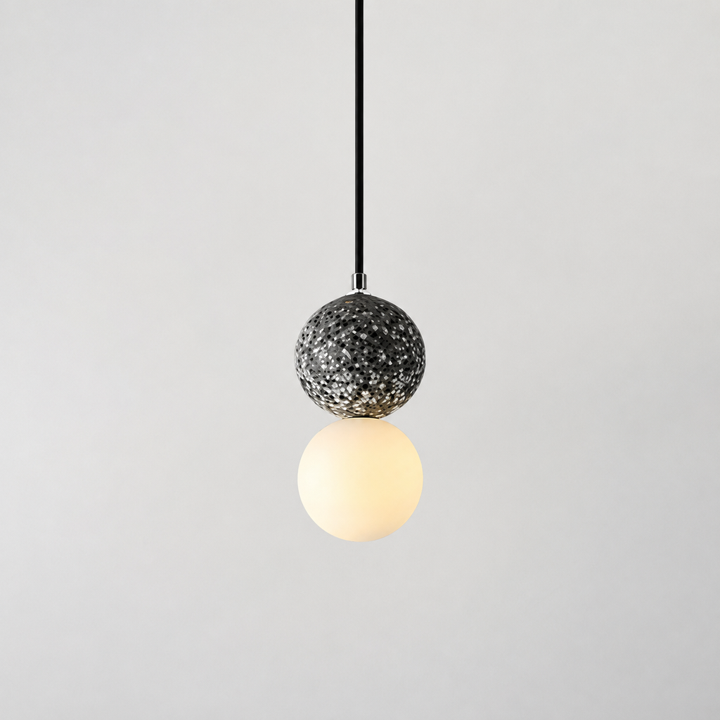 Terrazzo Hanglamp | Design Hanglamp met Glazen Bol