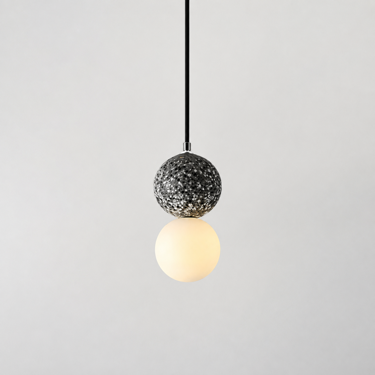 Terrazzo Hanglamp | Design Hanglamp met Glazen Bol