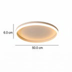 Moderne LED Plafondlamp in Japandi Style
