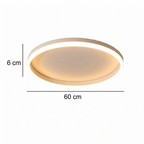 Moderne LED Plafondlamp in Japandi Style