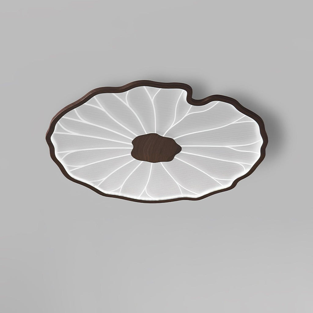 Moderne LED Plafondlamp met Houtlook Afwerking