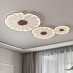 Moderne LED Plafondlamp met Houtlook Afwerking