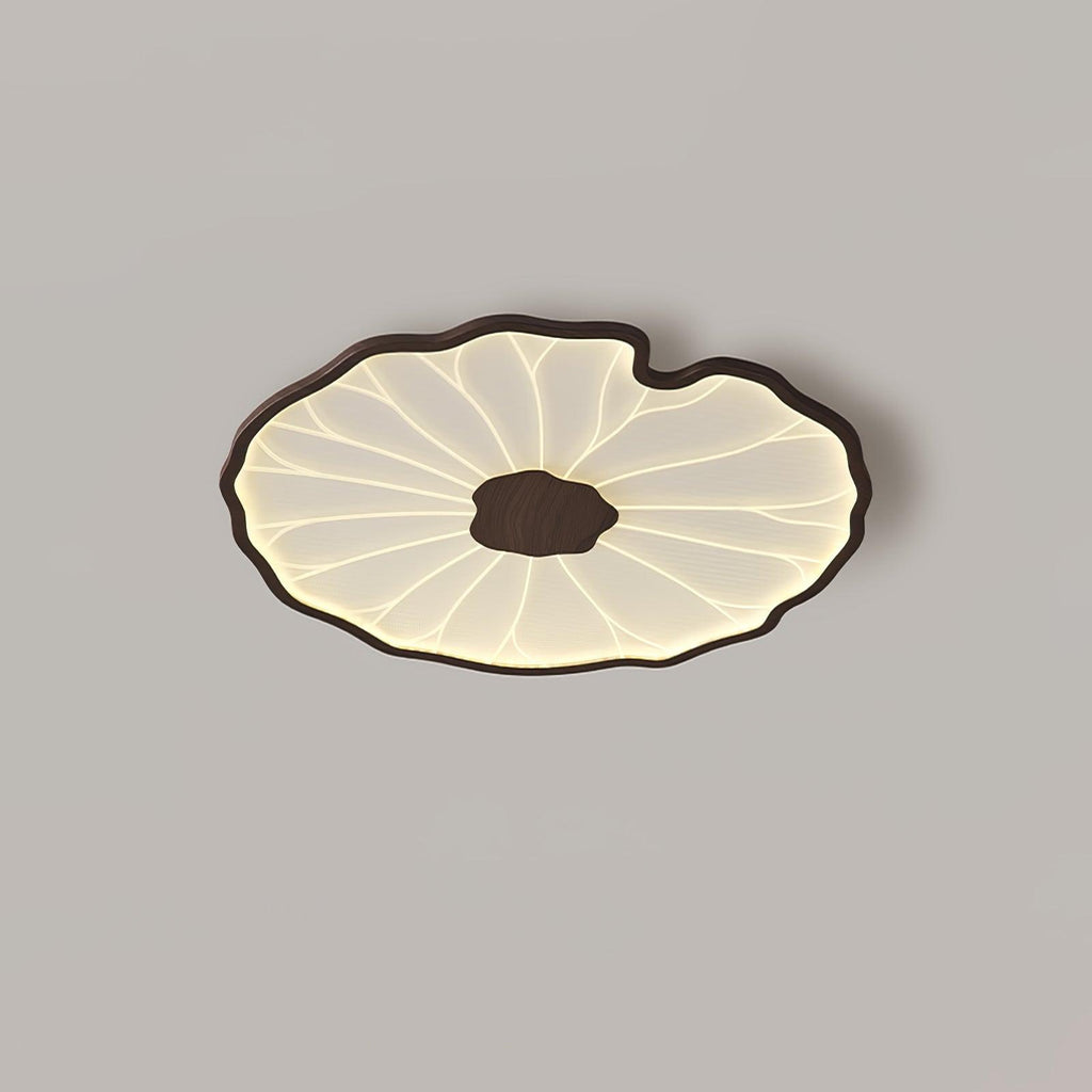 Moderne LED Plafondlamp met Houtlook Afwerking