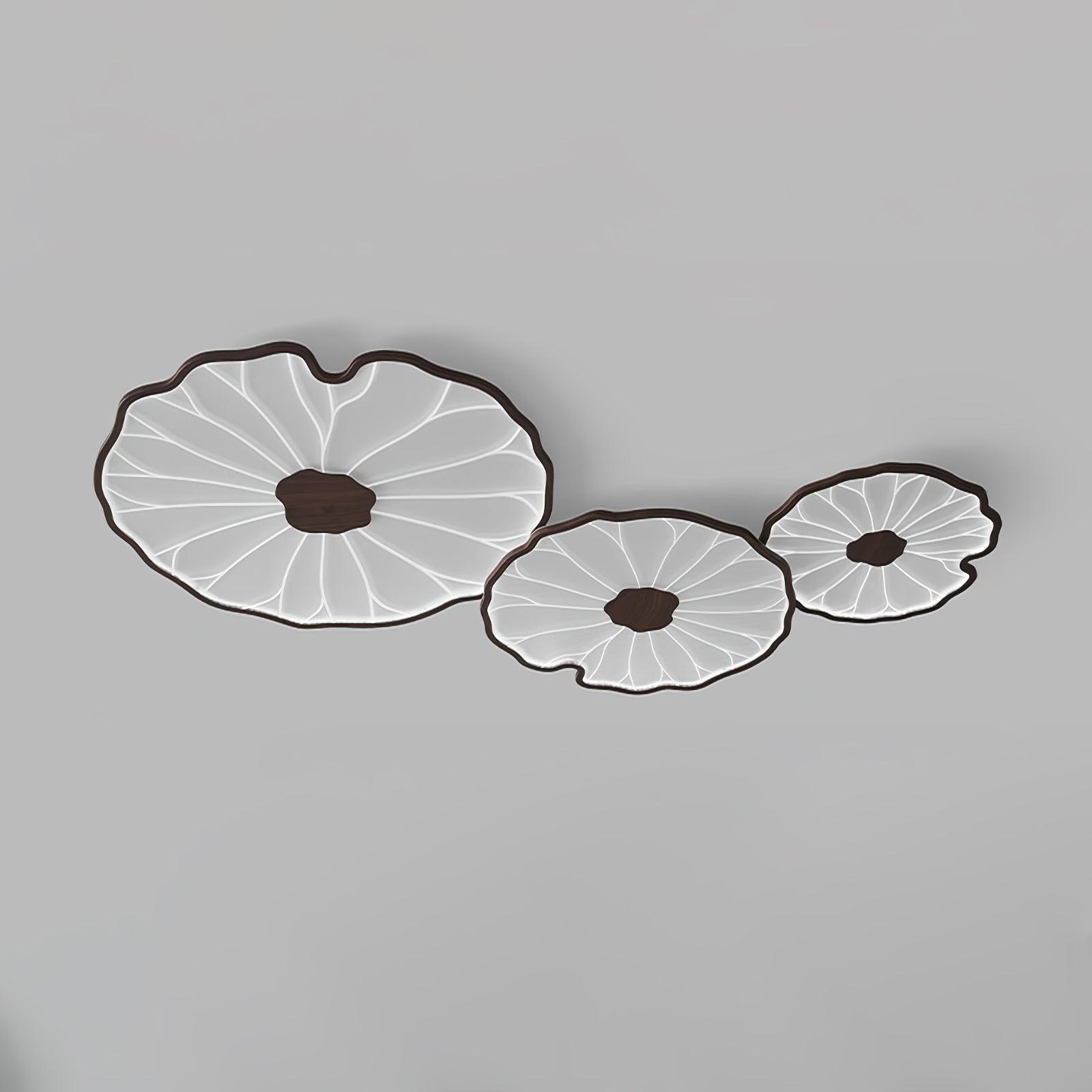 Moderne LED Plafondlamp met Houtlook Afwerking