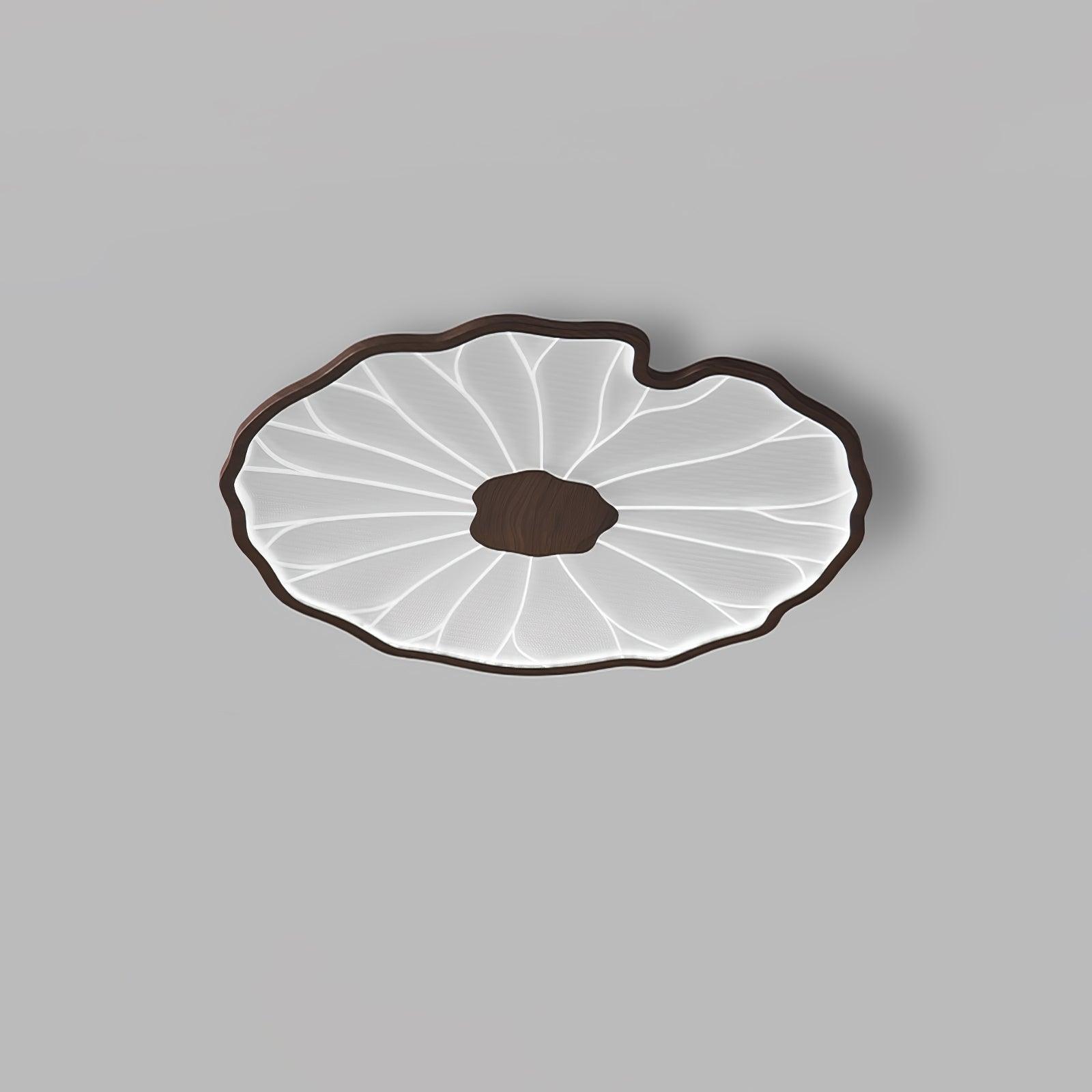 Moderne LED Plafondlamp met Houtlook Afwerking