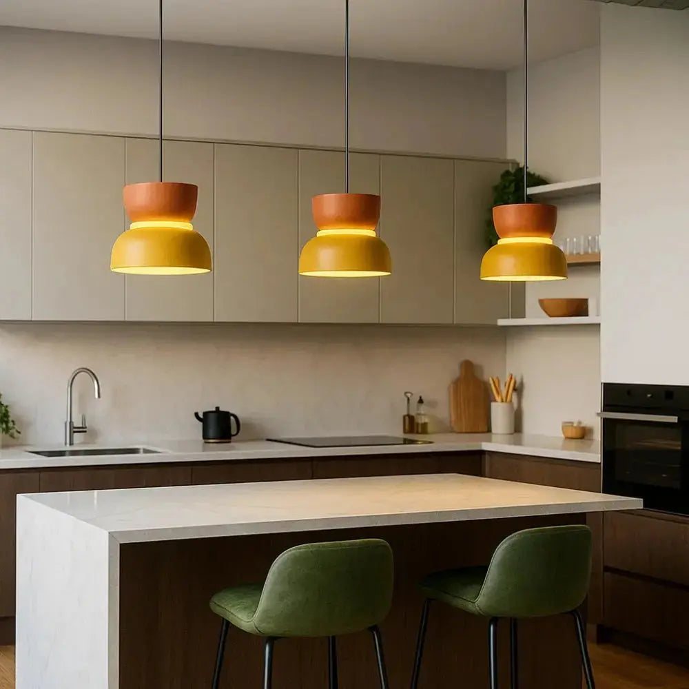Moderne Nordic Hanglamp met Gelaagde Vormen
