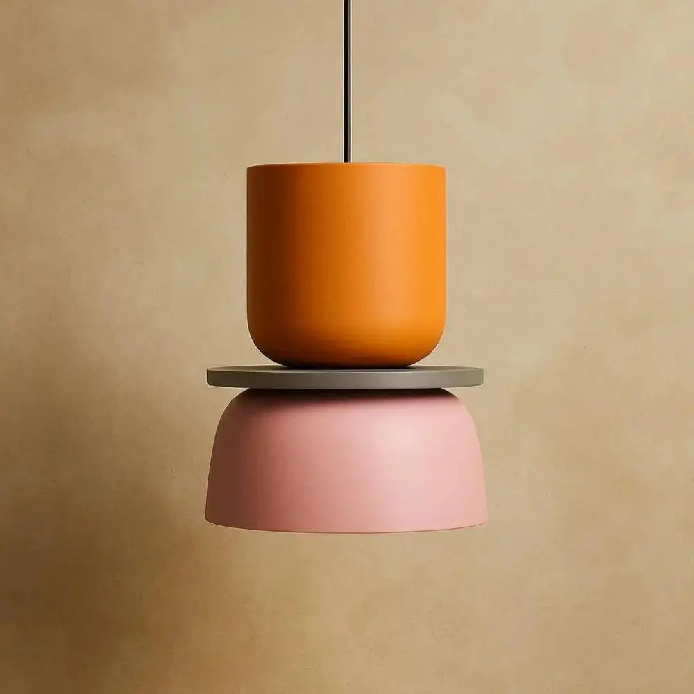 Moderne Nordic Hanglamp met Gelaagde Vormen