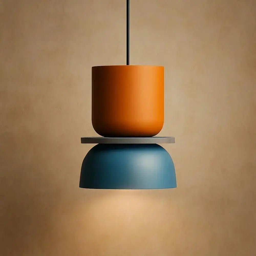 Moderne Nordic Hanglamp met Gelaagde Vormen