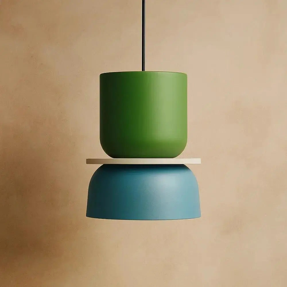 Moderne Nordic Hanglamp met Gelaagde Vormen