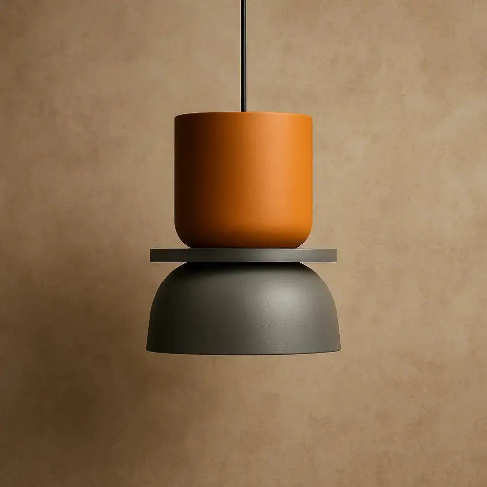 Moderne Nordic Hanglamp met Gelaagde Vormen