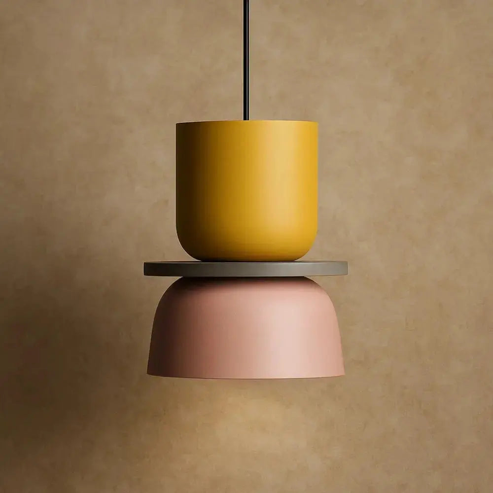 Moderne Nordic Hanglamp met Gelaagde Vormen