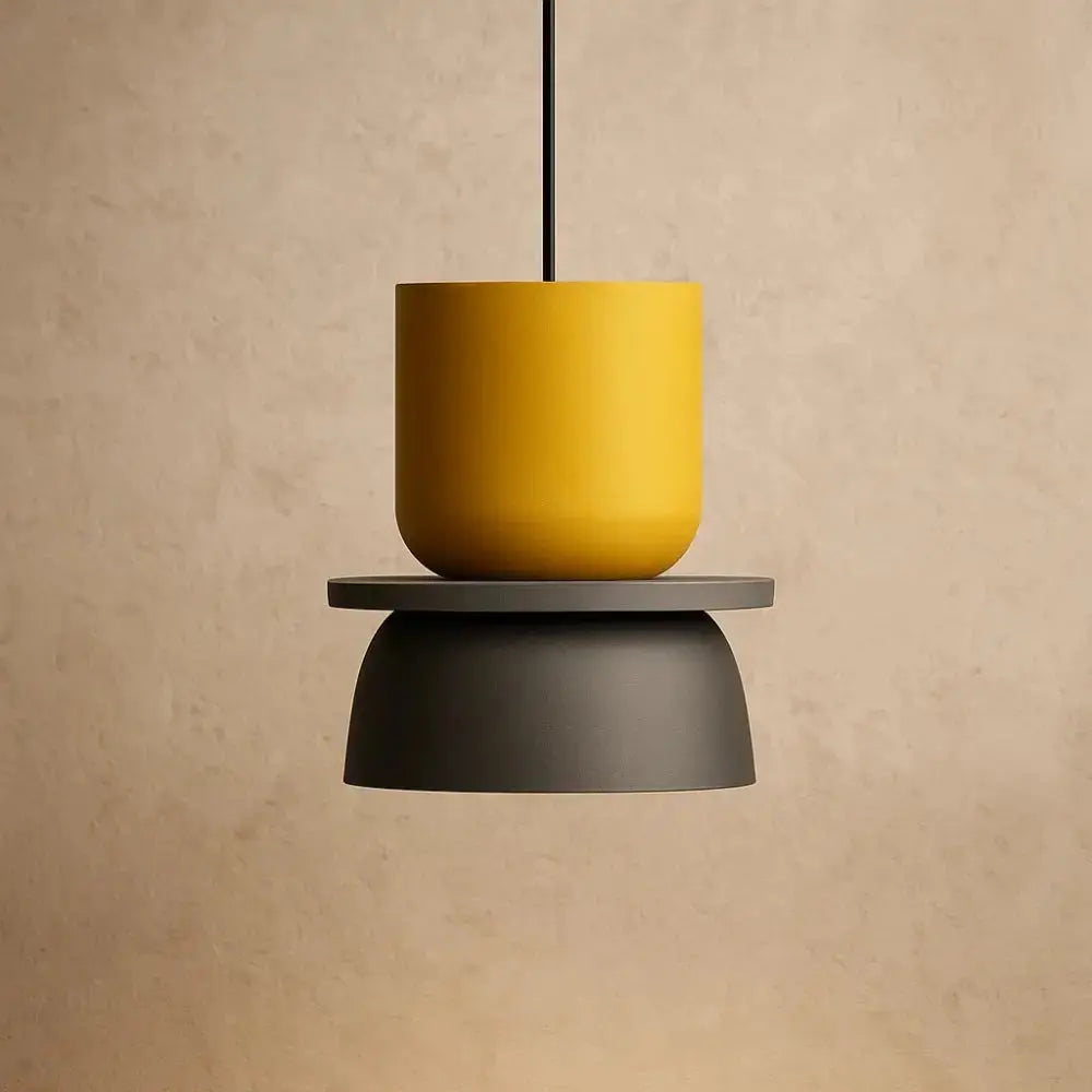 Moderne Nordic Hanglamp met Gelaagde Vormen