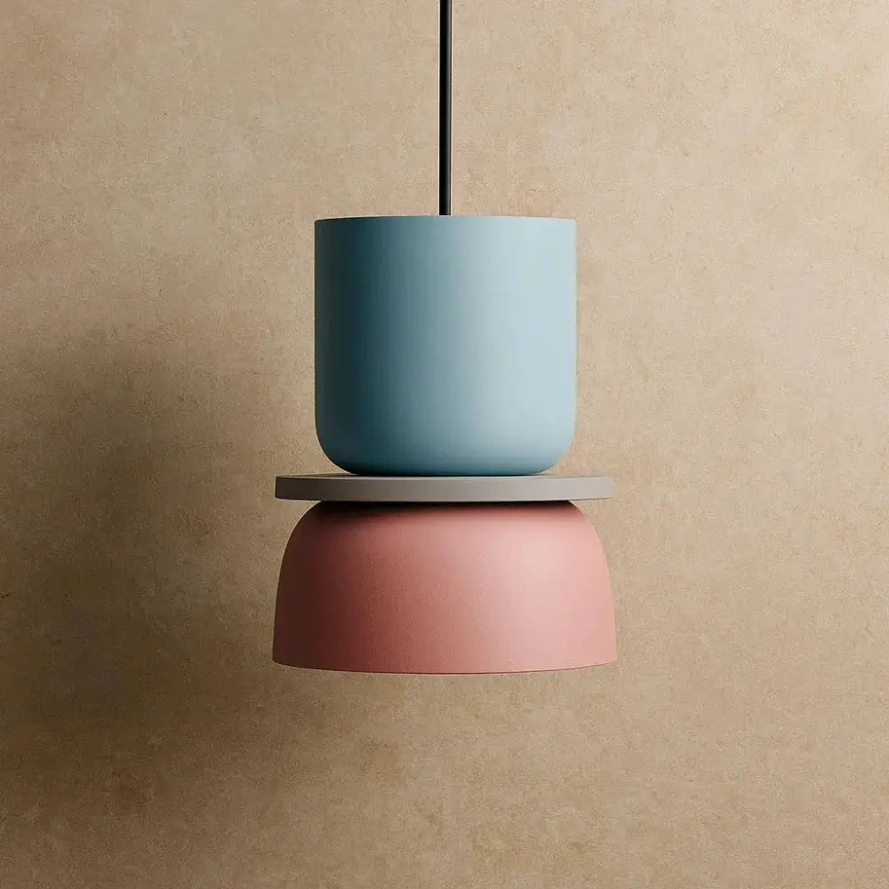 Moderne Nordic Hanglamp met Gelaagde Vormen