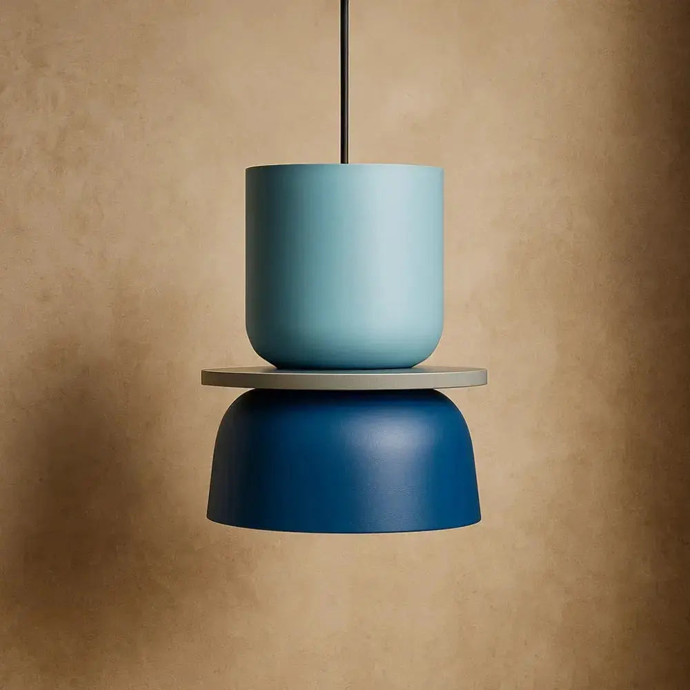 Moderne Nordic Hanglamp met Gelaagde Vormen