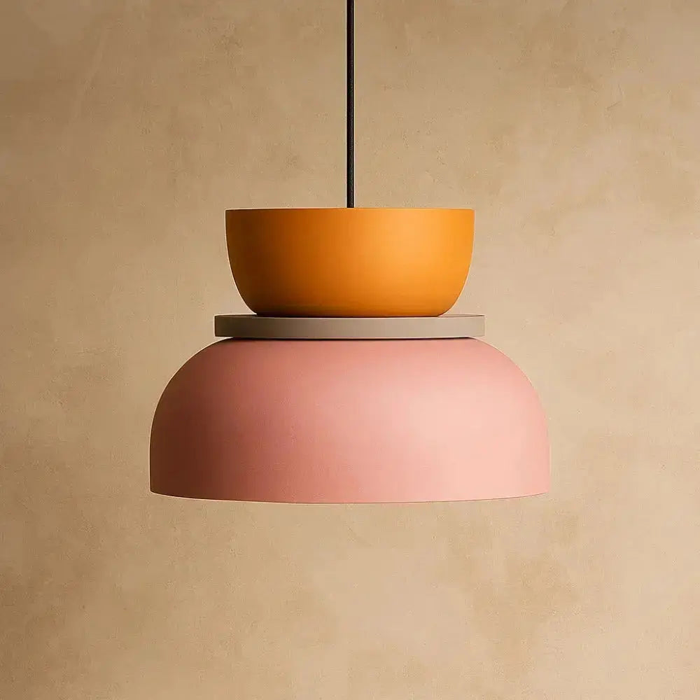 Moderne Nordic Hanglamp met Gelaagde Vormen