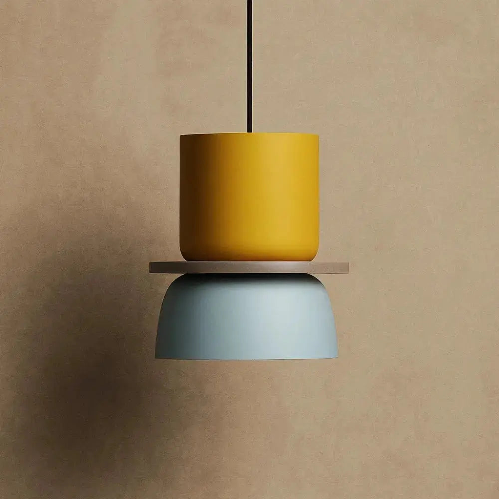 Moderne Nordic Hanglamp met Gelaagde Vormen