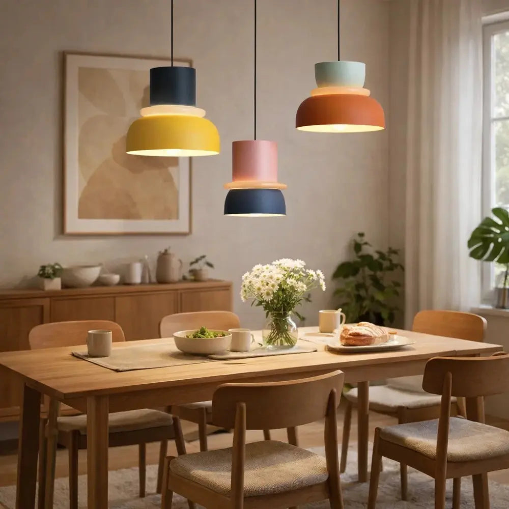 Moderne Nordic Hanglamp met Gelaagde Vormen