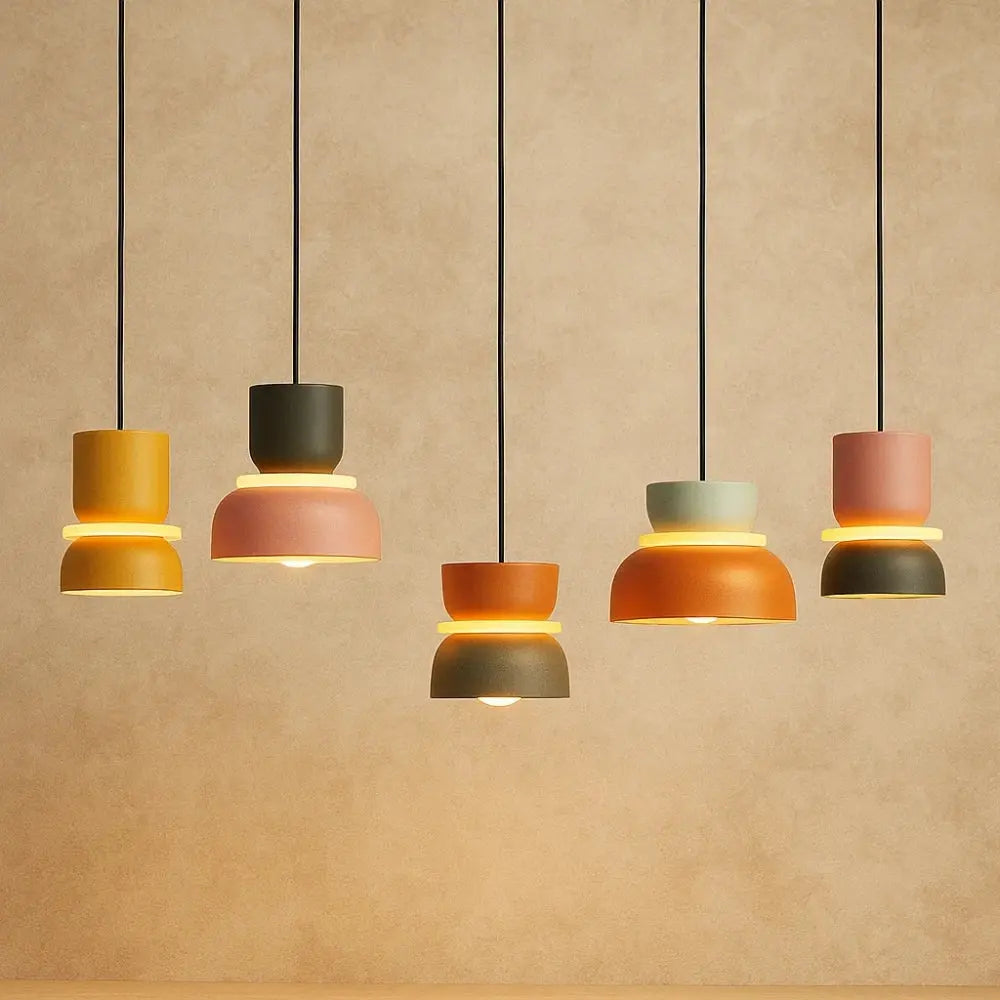 Moderne Nordic Hanglamp met Gelaagde Vormen