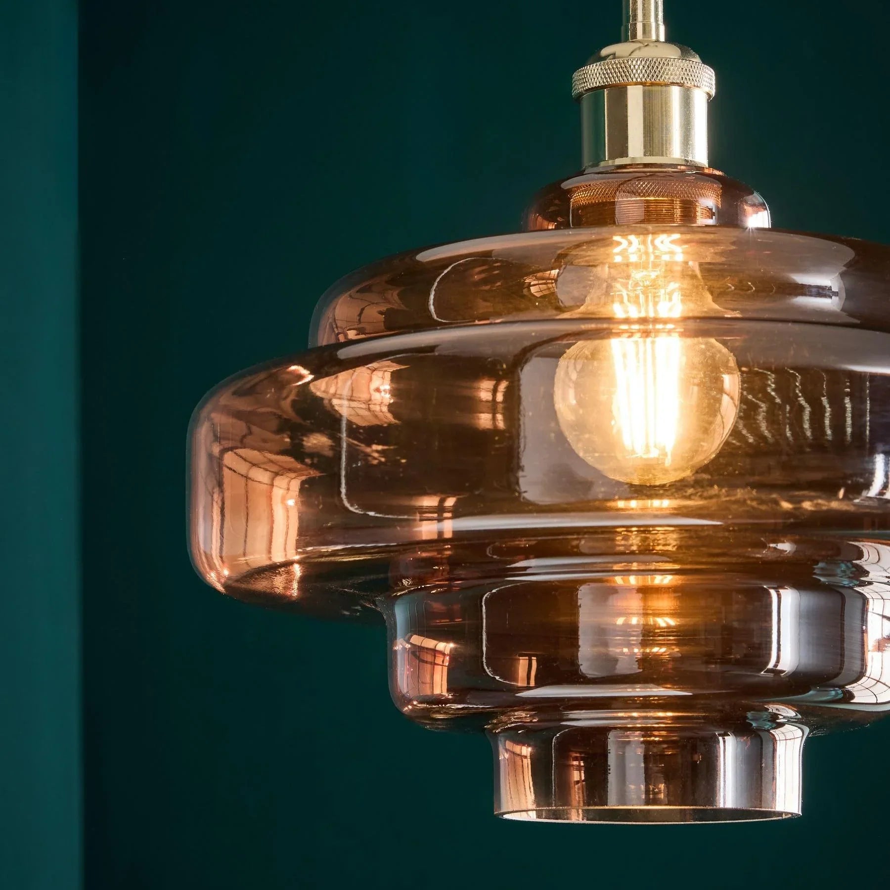 Valenra Macaron Oranje Glazen Hanglamp