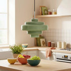 Valenra Macaron Oranje Glazen Hanglamp