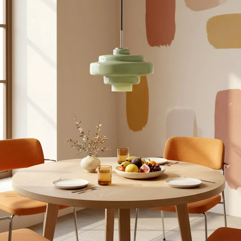 Valenra Macaron Oranje Glazen Hanglamp