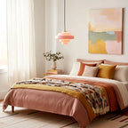 Valenra Macaron Oranje Glazen Hanglamp