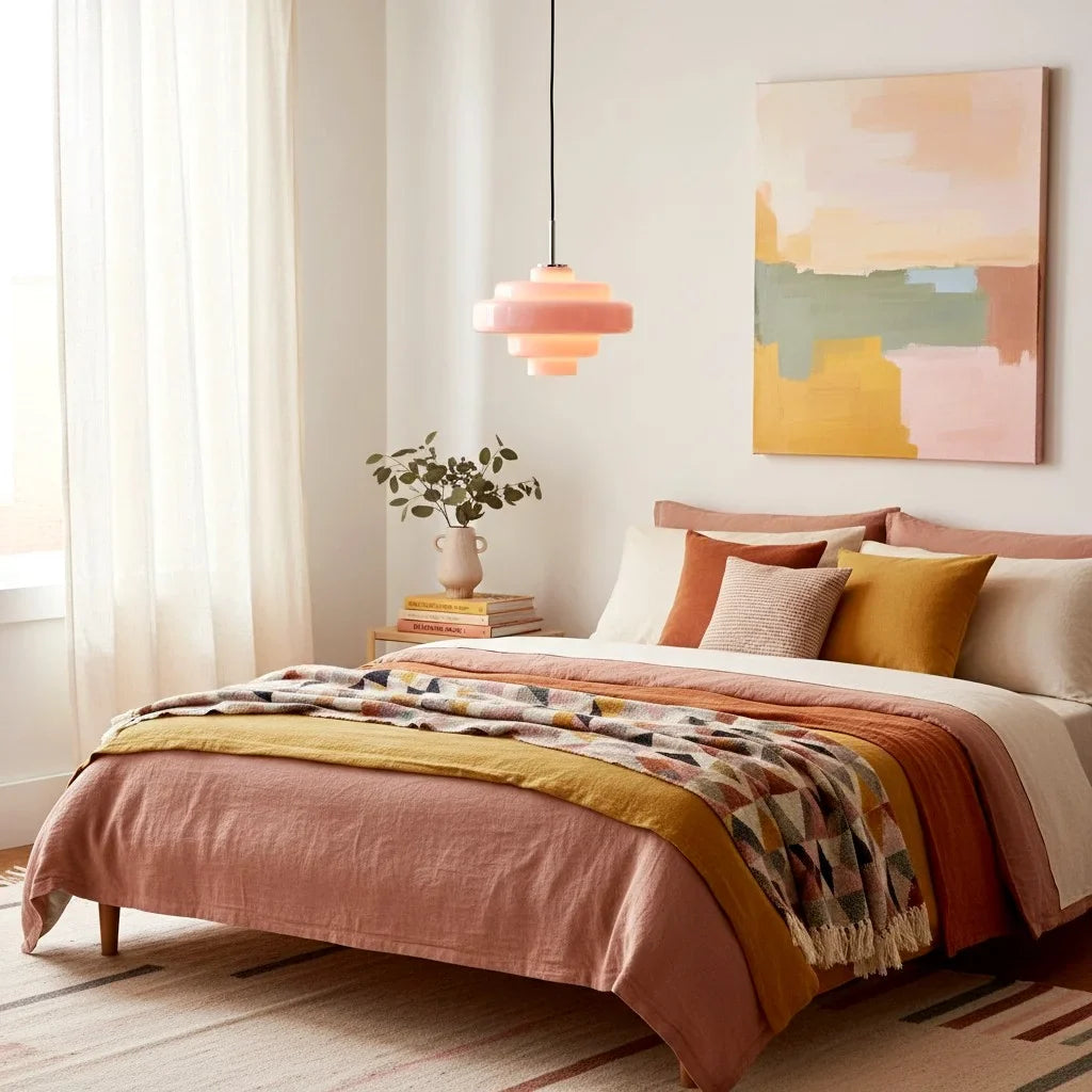 Valenra Macaron Oranje Glazen Hanglamp