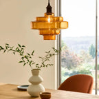 Valenra Macaron Oranje Glazen Hanglamp
