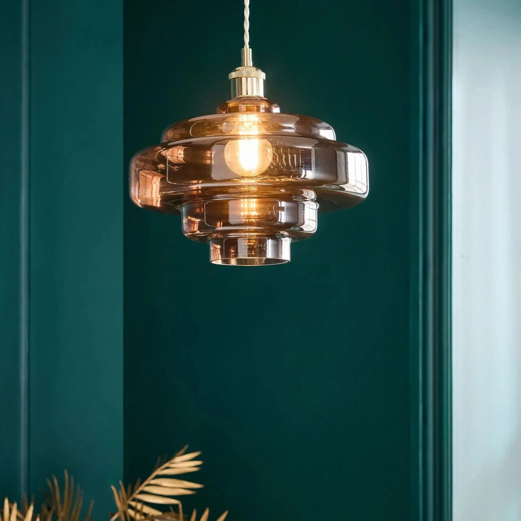 Valenra Macaron Oranje Glazen Hanglamp