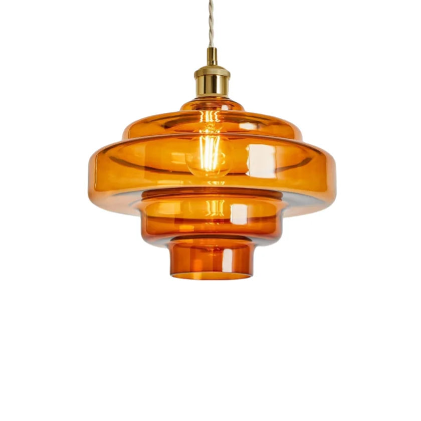 Valenra Macaron Oranje Glazen Hanglamp