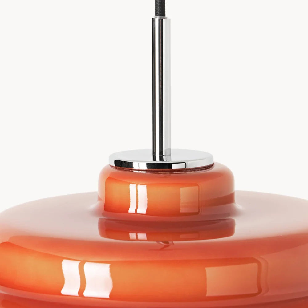 Valenra Macaron Oranje Glazen Hanglamp