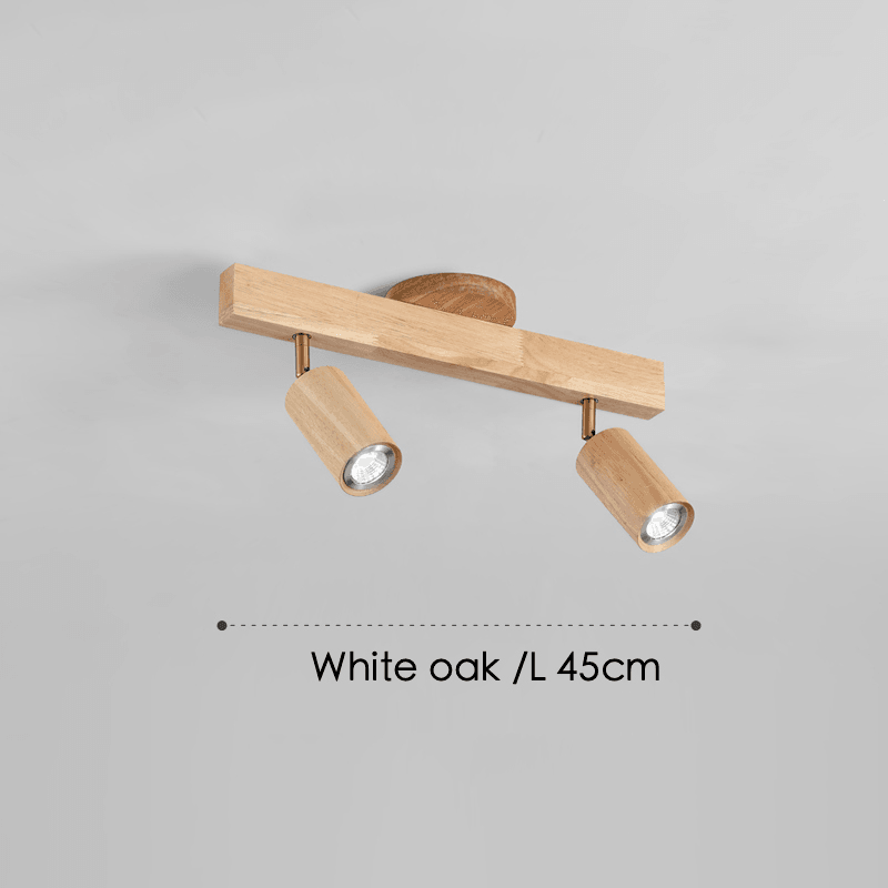 Minimalistische Houten Plafondlamp met Modulair Design