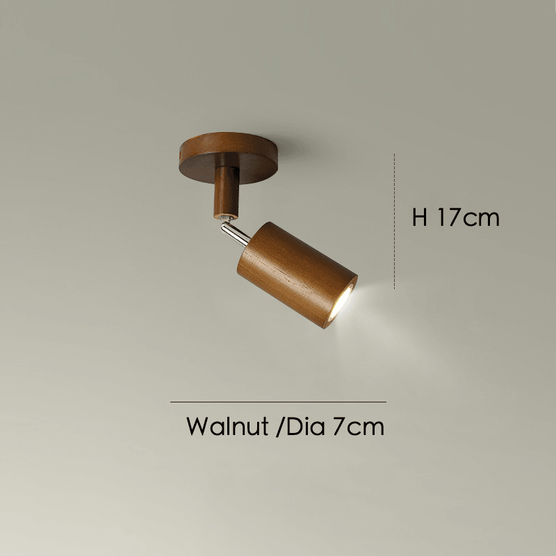 Minimalistische Houten Plafondlamp met Modulair Design